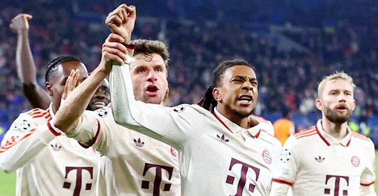 চ্যাম্পিয়ন্স লিগ: বায়ার্নের গোল উৎসব, পিএসজির দাপট